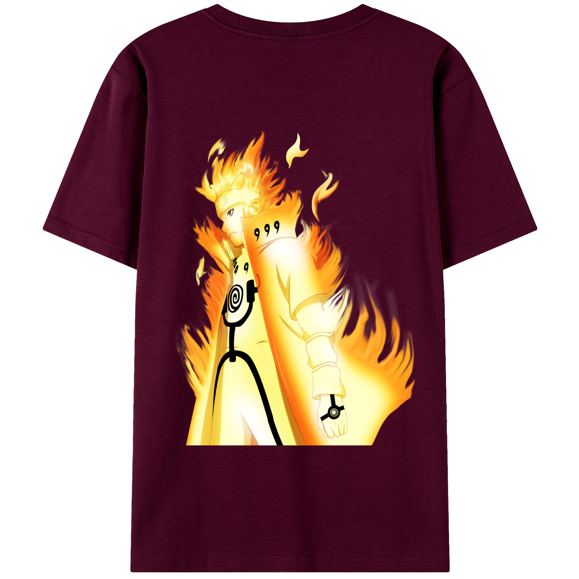 （画像用） NARUTO -ナルト- うずまき ナルト Uzumaki Naruto レディース半袖Tシャツ(バックプリント)